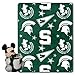 Northwest NCAA Michigan State Spartans Character Hugger Pillow & Silk Touch Throw Blanket Set, 40