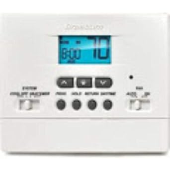 Braeburn 1220NC Thermostat, Non-Programmable, 2H/1C