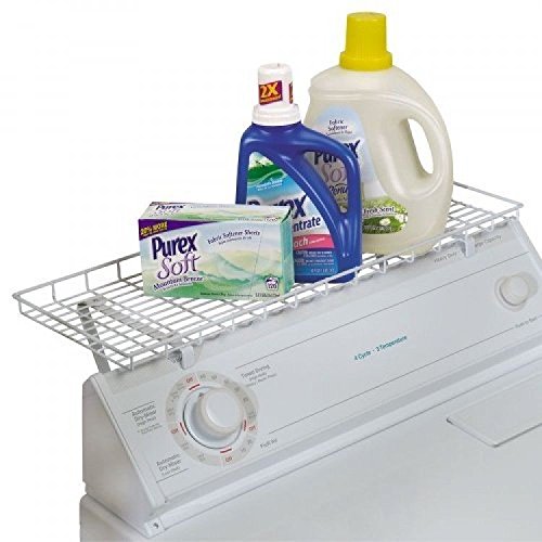 Household Essentials Over-The-Washer Storage Shelf, White