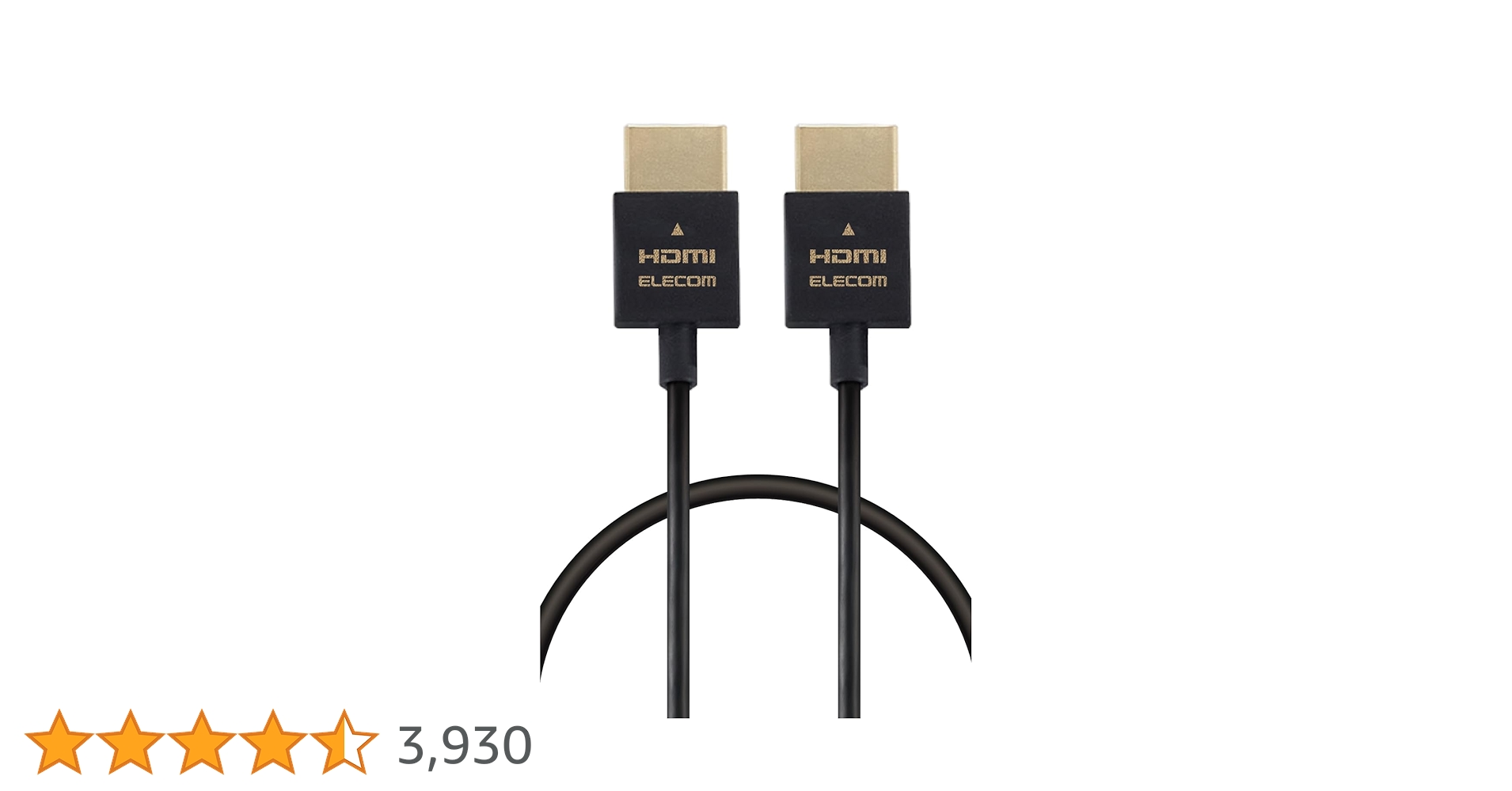 Amazon | エレコム HDMI ケーブル 1m スーパースリム ハイ