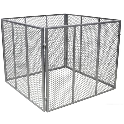 Large Outdoor Compost Bin, Metal Wire Mesh Compost Bin for G