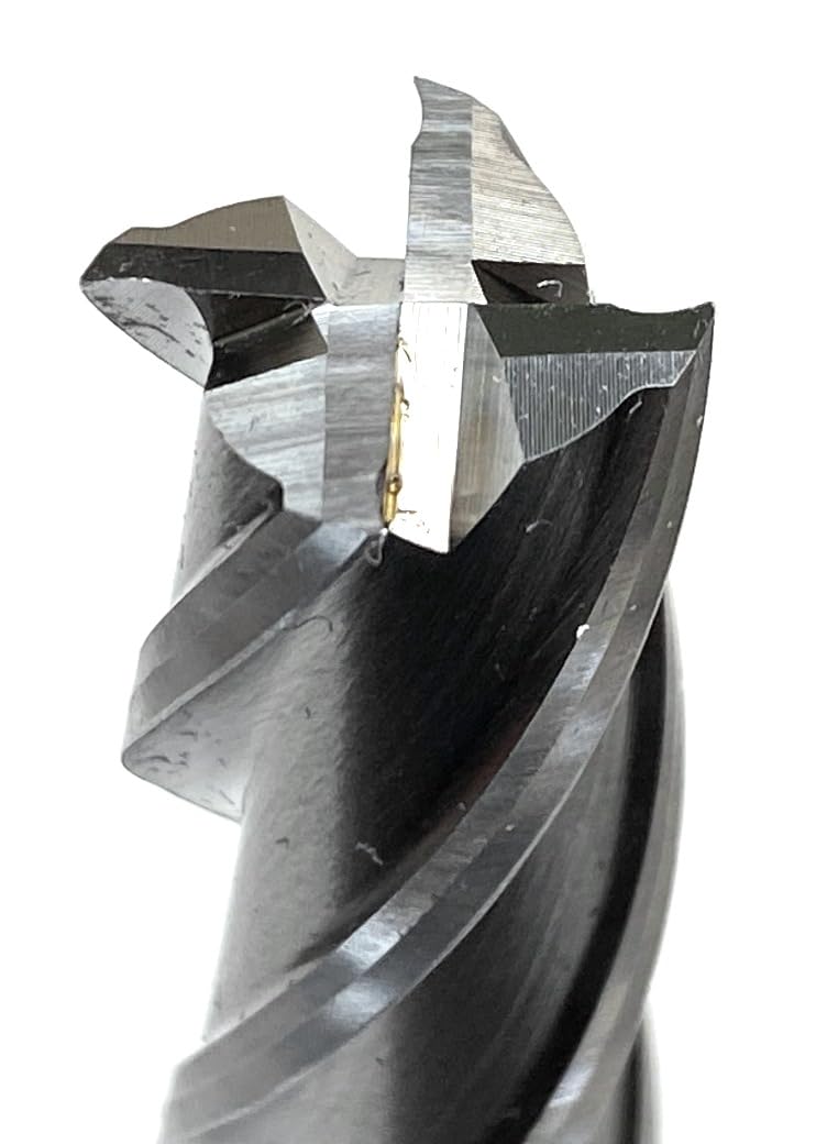 HHIP 5802-0562 4 Flute High Speed Steel Single End Center Cut End Mill, 9/16" x 1/2"