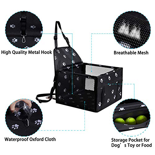 GENORTH Dog Car Seat Puppy Pet Seats for Cars Vehicles Small Dogs Upgrade Washable Portable Pet Booster Car Seat Travel… - Image 6
