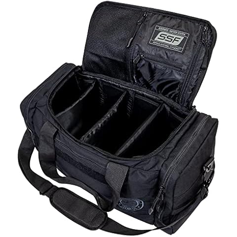 Serious Steel Fitness Gym Bag | 1000D Nylon Duffel Bag | Heavy Duty, Utility Duffel - Black, 1000d Nylon Duffel Bag Cover