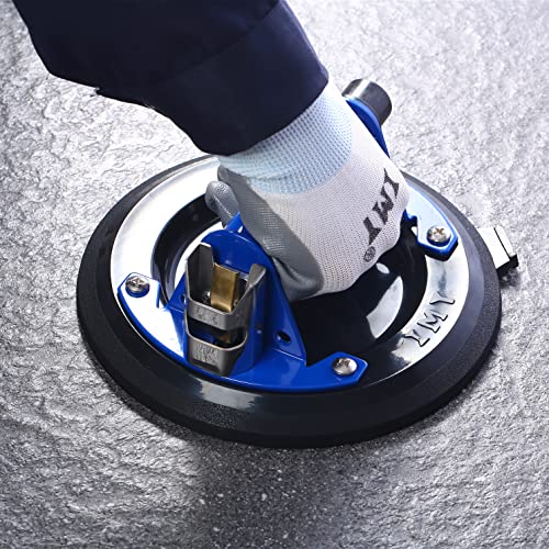 IMT 8" Metal Glass Suction Cup for Rough Surface, Vacuum Glass Lifter Sucker Lifter for Granite Lifting & Window Replacement, with Carrying Case