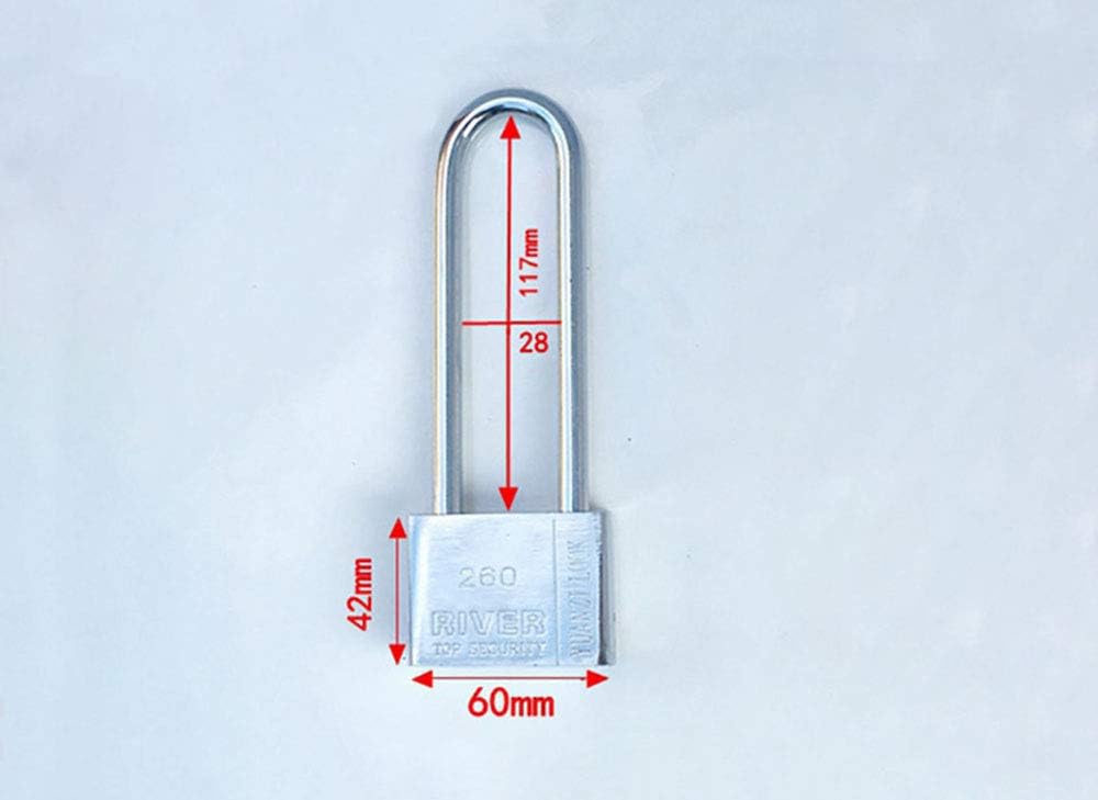 Get Popular Offer Long Shackle Keyed Padlock with 4Keys 60mm , Keyed Padlock Waterproof Antirust,Multifunctional Padlock,Shackle Safety Lock for Door Cabinet Drawer Super Brands Long Shackle Keyed Padlock with 4Keys 60mm , Keyed Padlock Waterproof Antirust,Multifunctional Padlock,Shackle Safety Lock for Door Cabinet Drawer