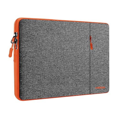 Funda delgada para computadora portátil de 13,3 y 14 pulgadas gris oscuro