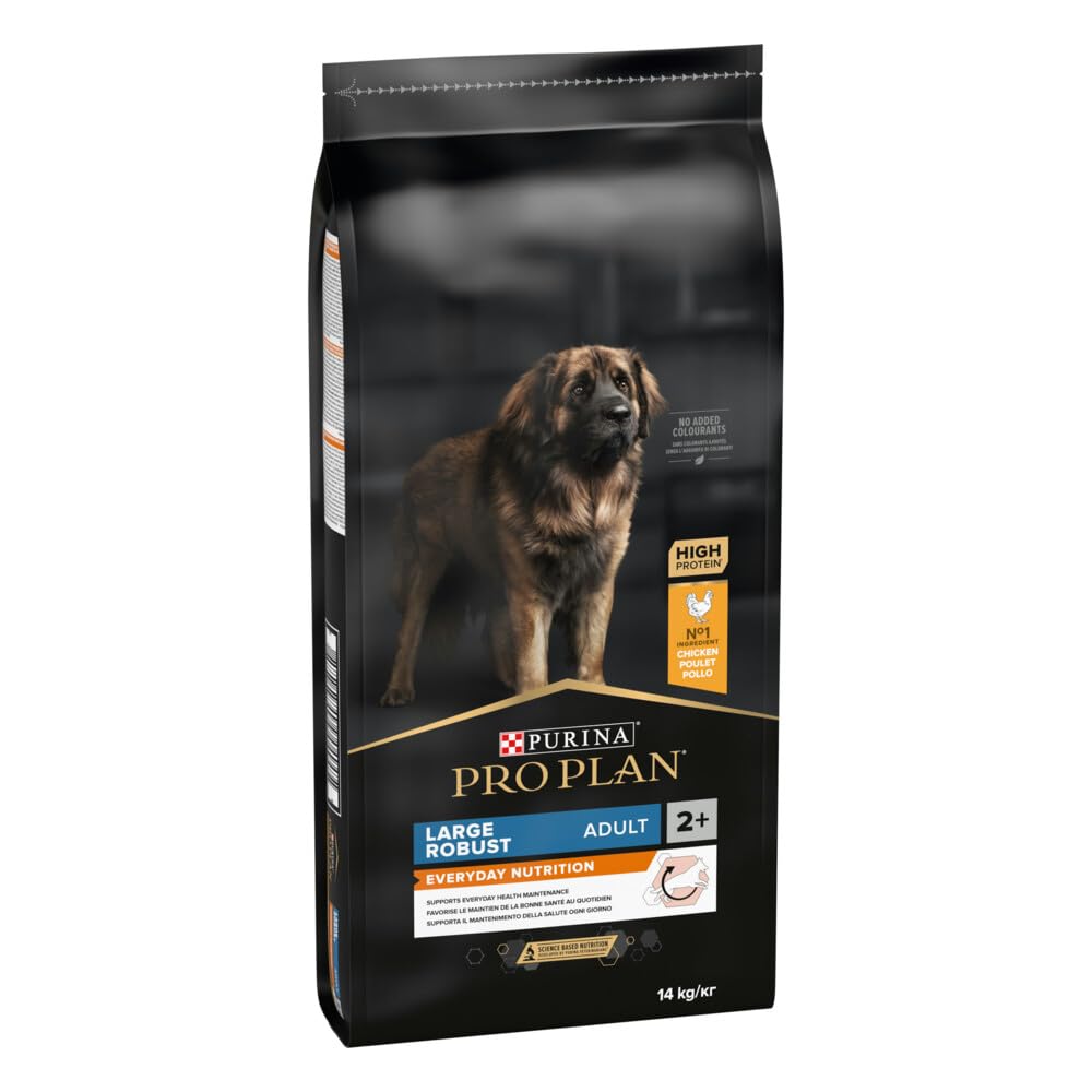 Pro Plan Large Robust Adult Everyday Nutrition, Hundefutter trocken, reich an Huhn, 1er Pack (1 x 14 kg)