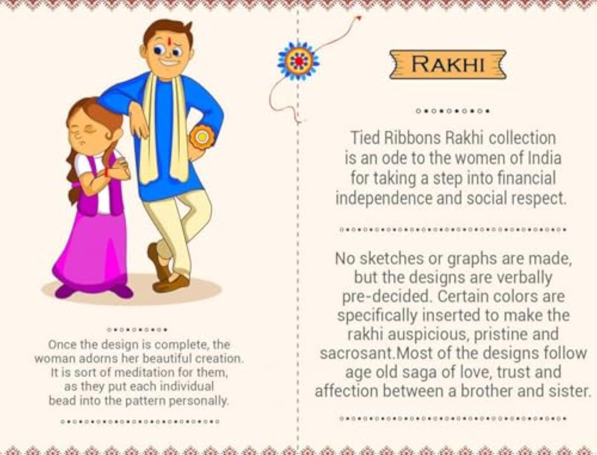 Couple Bracelet Rakhi Set for Brother and Bhabhi