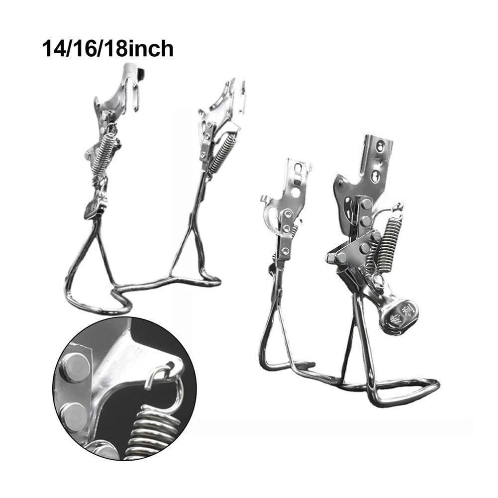 Cavalletto per Biciclette cavalletti 1pc Ebike Cavalletto 14 16 18in Bici Bicicletta Basamento Goccia Doppia Gamba Parcheggio Cremagliera Mountain Bike Accessori Per Biciclette Strada