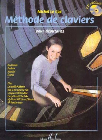 Méthode de Claviers partition de piano débutant avec CD audio d'exercices