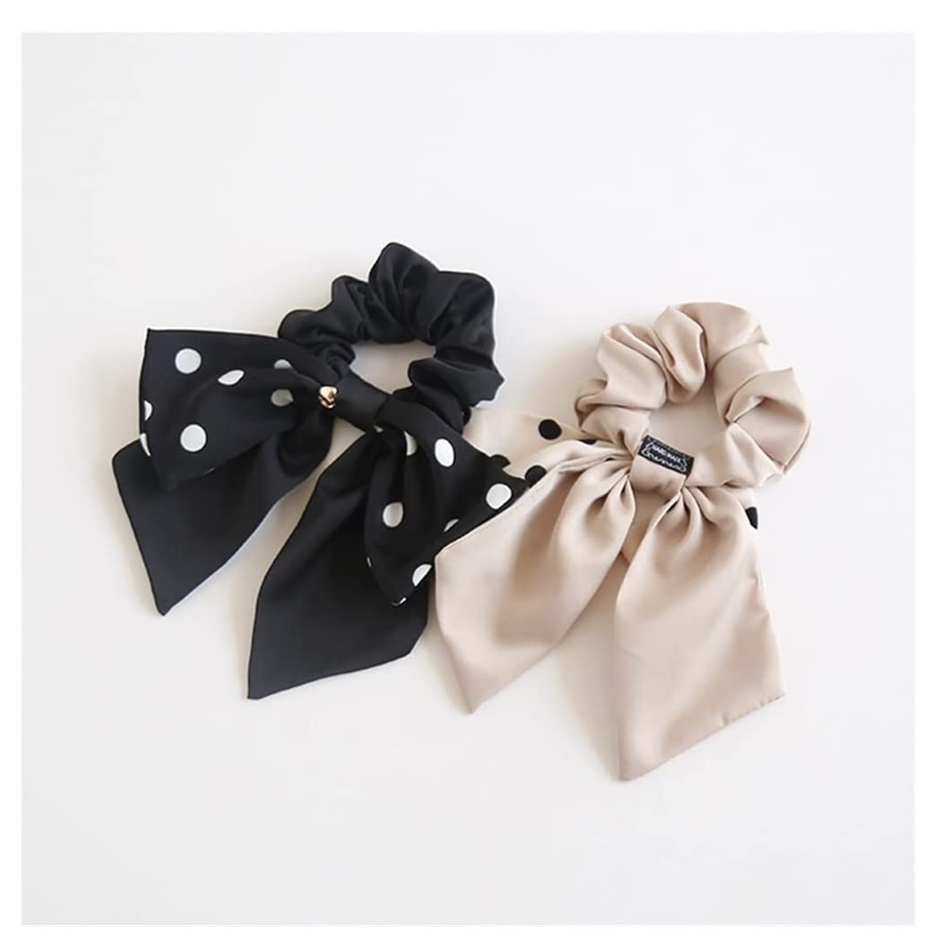 Scrunchies Per Capelli 2 Pezzi Scrunchies Per Sciarpa Per Capelli, Nastri Per Per Donna Per Per Donne Ragazze Elastici Per Coda Di Cavallo