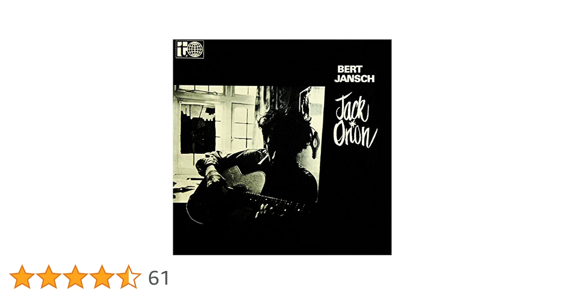LP盤 Bert Jansch  / Jack Orion Bert Jansch - Jack Orion LP - Superior Viaduct