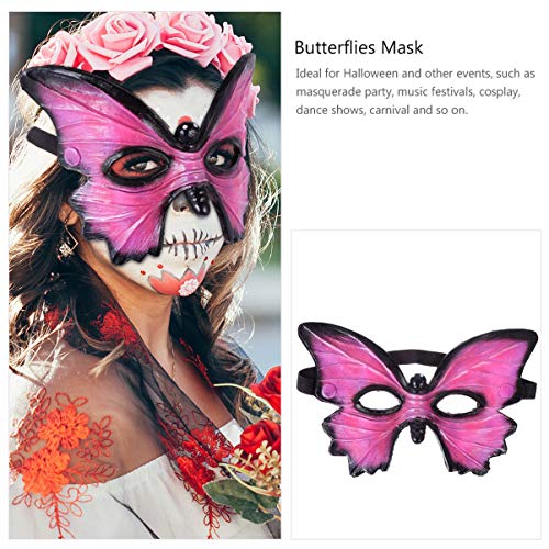 STOBOK MÃ¡scara de Borboleta de Halloween Mascarado de Festa para Olhos MÃ¡scara Veneziana MÃ¡scara