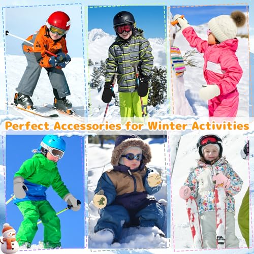 Olreco Baby Toddler Mittens Waterproof Toddler Snow Gloves Infant Baby Mittens Winter Kids Ski Gloves for Boys Girls3