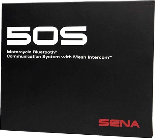 Vista 12 de Sena 50S motocicleta Jog Dial Comunicación Bluetooth Auricular w/sonido por Harman Kardon Sistema de intercomunicación de malla integrado Micrófono