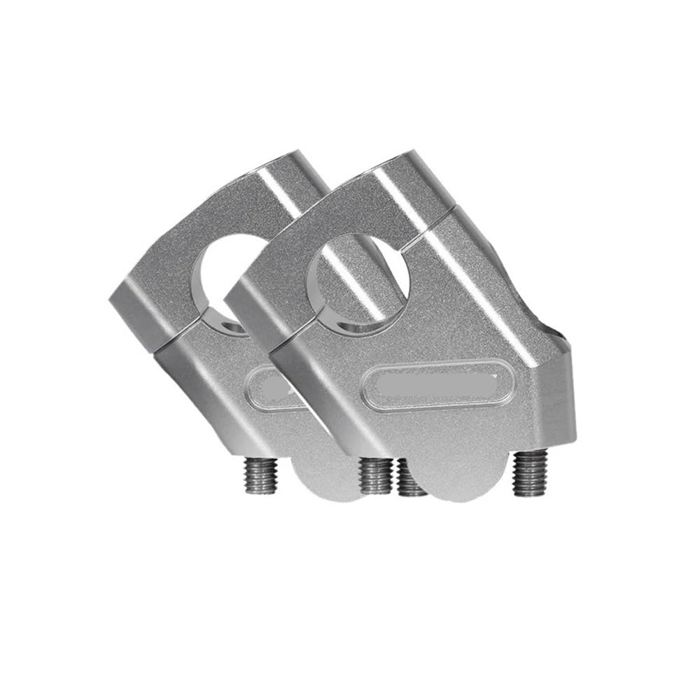 Abrazadera de manillar de motocicleta de 28 mm plata para MT07 8