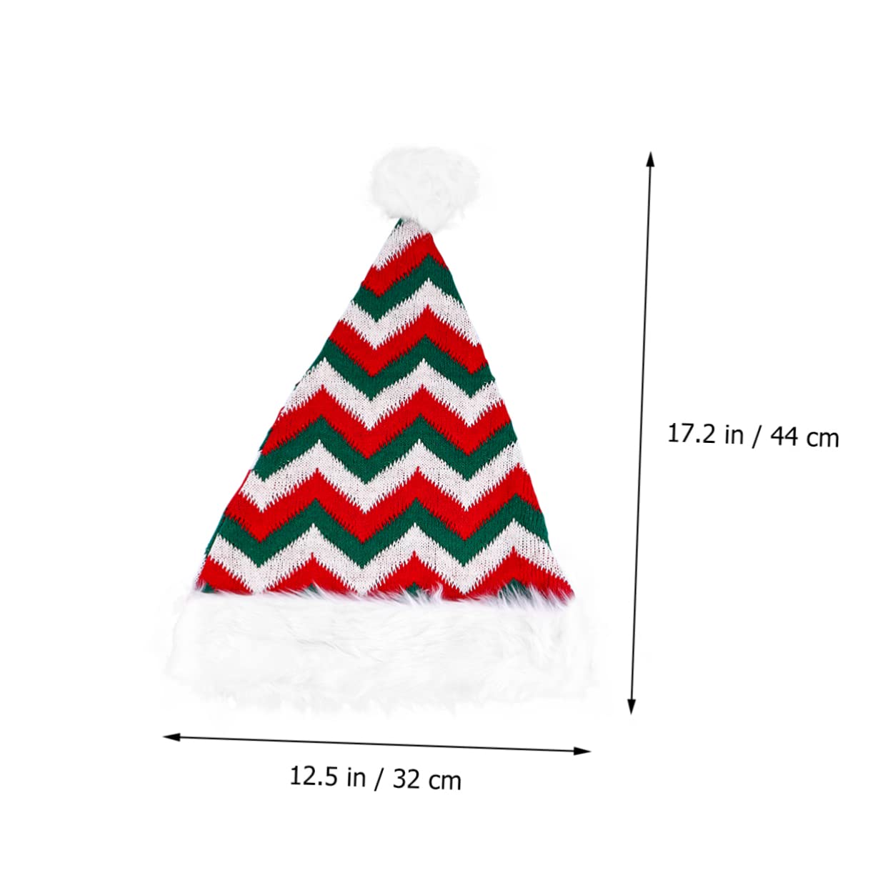 3stücke Weihnachtsmütze Niedlichem Für Erwachsene Strickmütze Im Klassischen Für Festliche Anlässe Und Weihnachtsfeiern