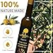 Mediterranean Gold Organic Olive Oil Extra Virgin - First 100% Nature-Made Cold Pressed, Unfiltered & Hand-Harvested, Ensure High Polyphenol With Antioxidant Count - For Foods Salads & Meats