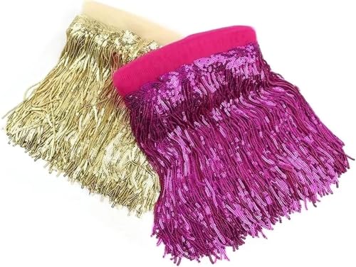 Encaje con lentejuelas de alta costura gris adorno elegante de 10 yardas para modistas 6
