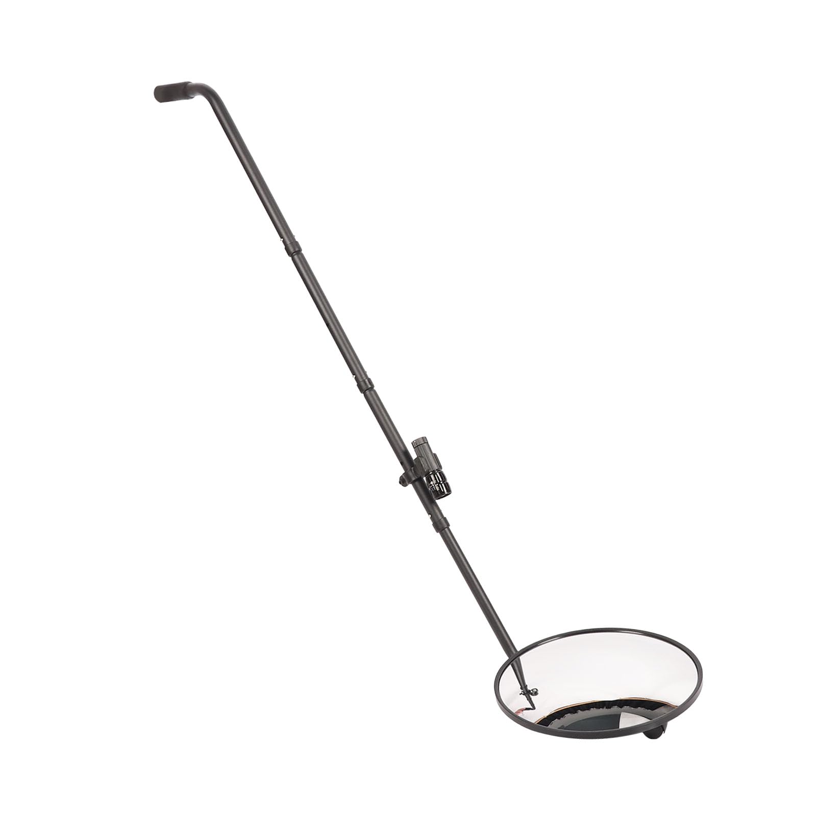 Espejo de Inspección Debajo del Vehículo con Luz LED para Escuela y Puntos de Control Acrílico Escalable Ajustable 30cm