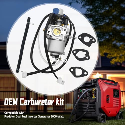 Carburateur double carburant Predator 5000W avec moteur pas à pas stable