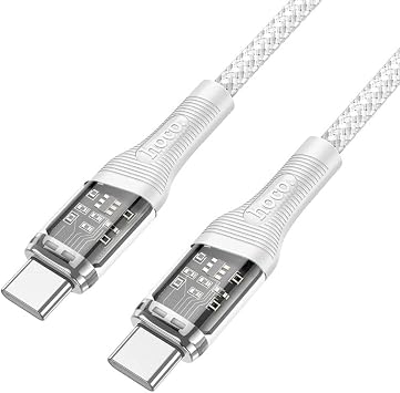 hoco U111 Skeleton Type-C to Type-C Cable U111-TT Series Gray