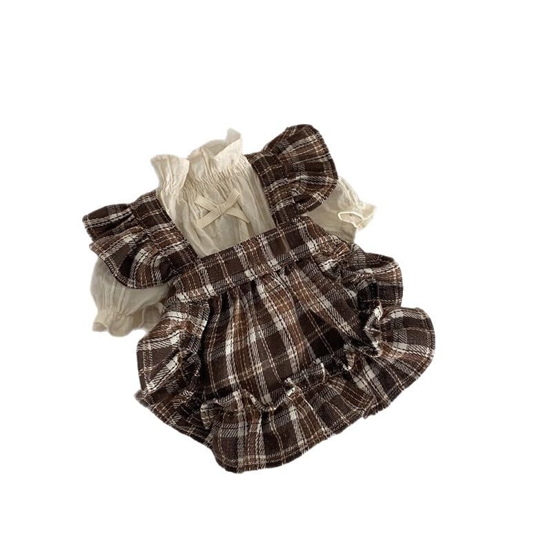 Vestido Princesa para perros marrón talla XL