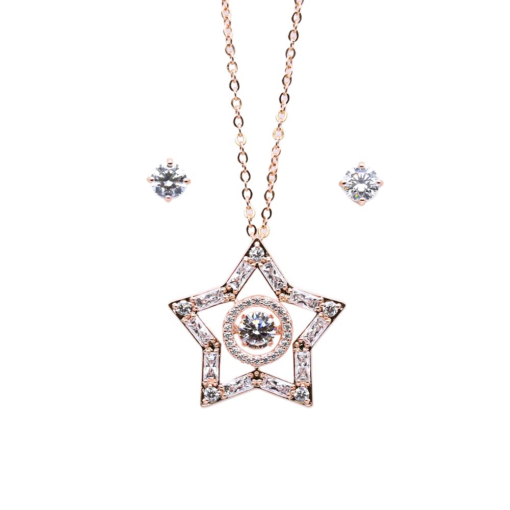 Amazon | [Swarovski] スワロフスキー ネックレス ピアス セット