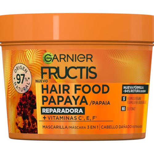 Garnier Fructis Hair Food Mascarilla Capilar Papaya, 400ml