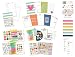 Carpe Diem Fitness Planner - A5 Inserts and Accessories - Fitness Tracking Insert Set, Tab Dividers, Dashboards, Doc It Journal, Bookmark Tablet and Stickers