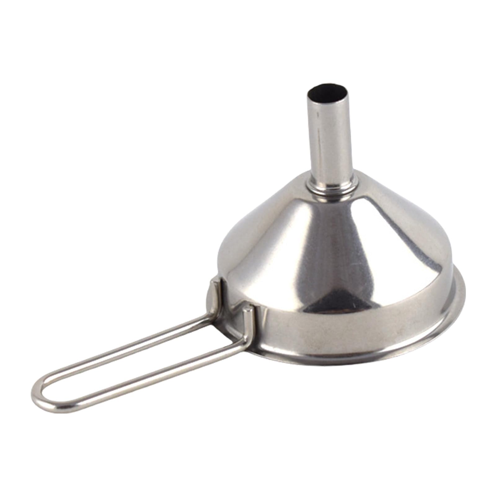 Xinsheinelry Rusts Resistant Stainless Steel Funnel Food Safe Metal Liquid Transfer Funnel with Hanging Hole Cooking Accessories Stainless Steel