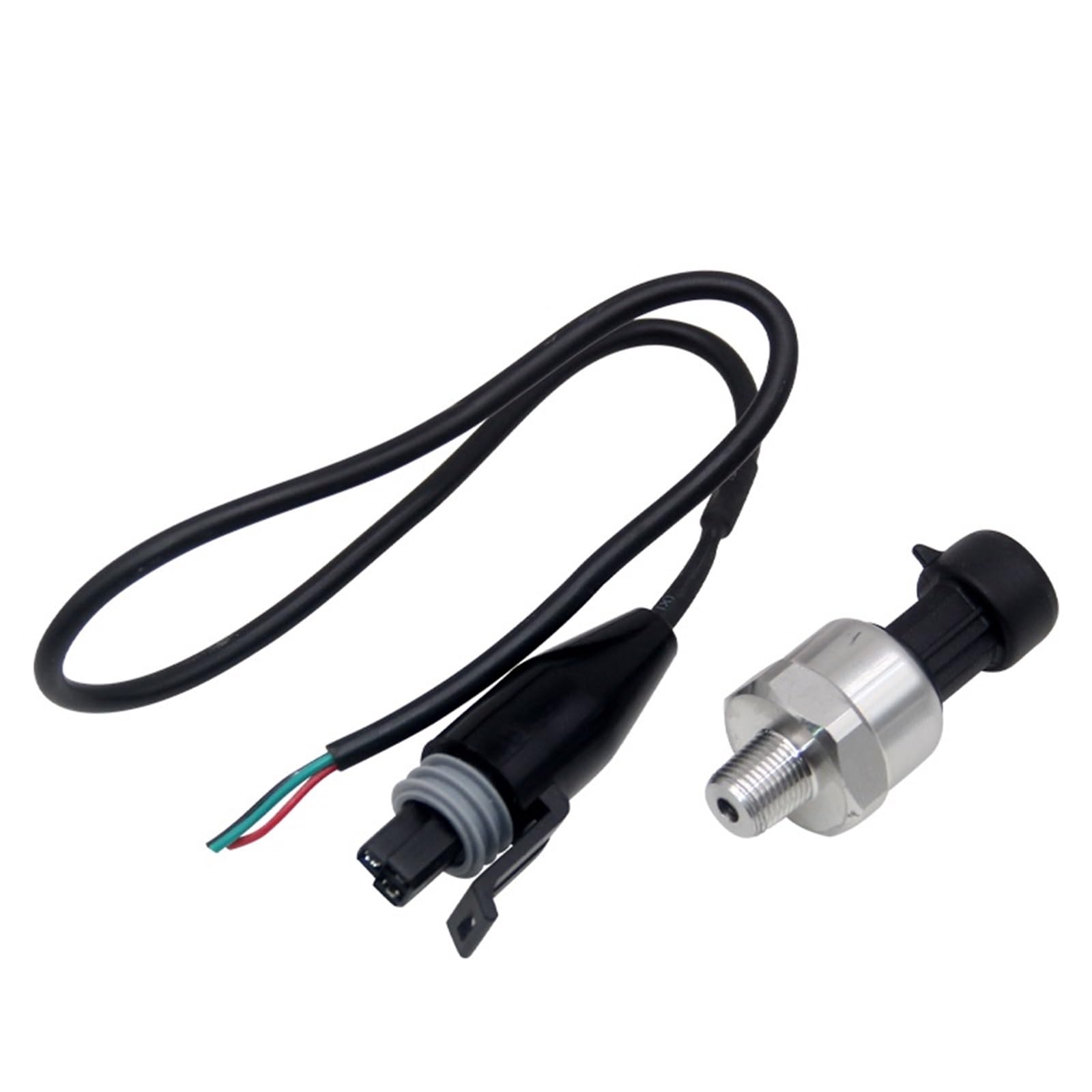 Universal 5 V 1/8 NPT Druckwandler Sender 30/100/150/200/300/500/1000 Psi Öl Kraftstoff Luft Wasser mit Anschluss Sensor Luftmassenmesser Mass Air(1000PSI)