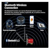 Cuifati Karta PCIE WiFi 6E, Szyfrowanie WPA3 4200 MBPS Adapter WiFi PCIE na PC