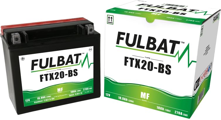 Batterie moto Fulbat FTX20-BS 12V technologie gel étanche durable