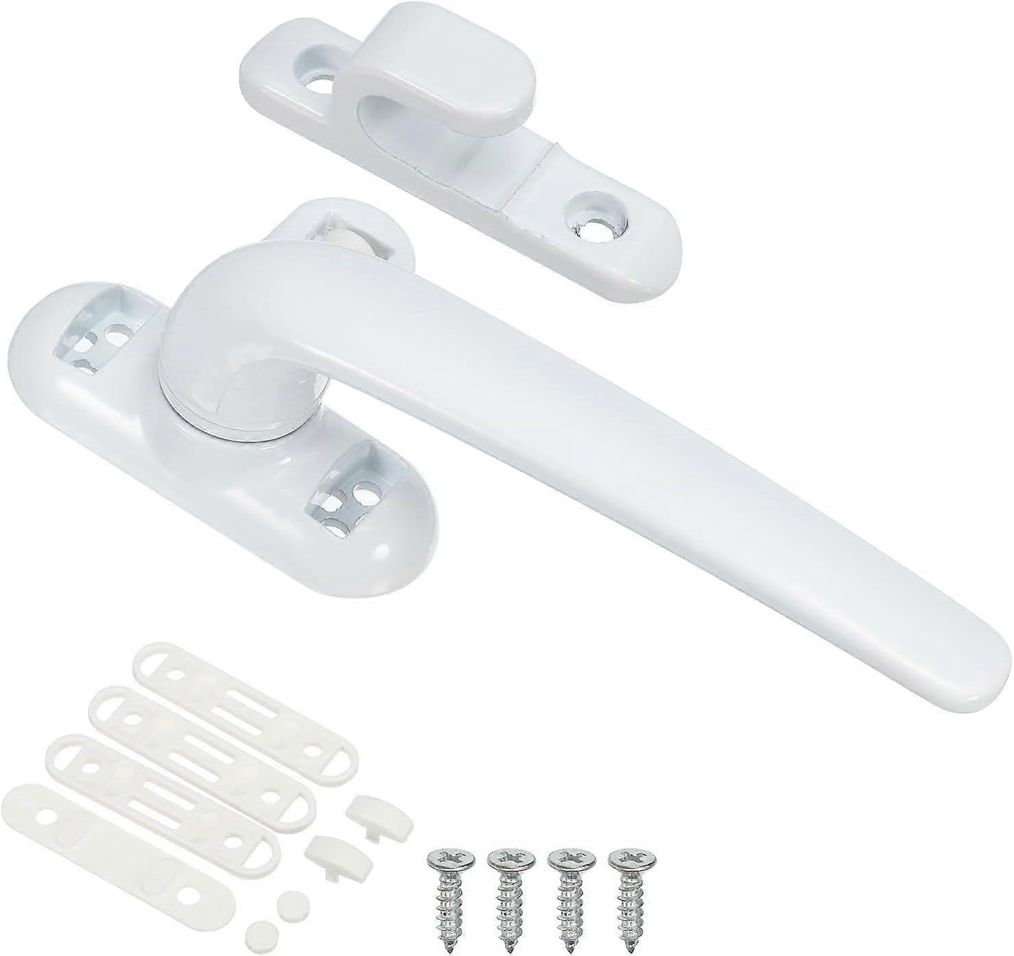 Joyhappst Image Color Aluminum Alloy Window Handle, Casement Window Lock Internal And External Sliding