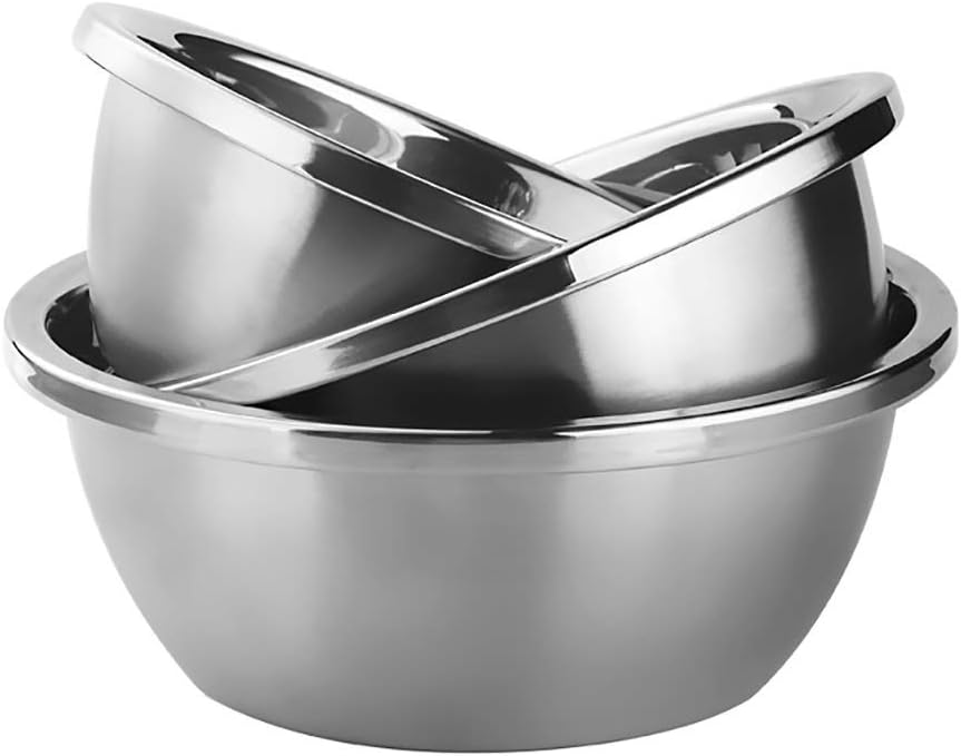 ボール 3ピースのステンレスボウルセット 高度に洗練された技術 ステンレス製の