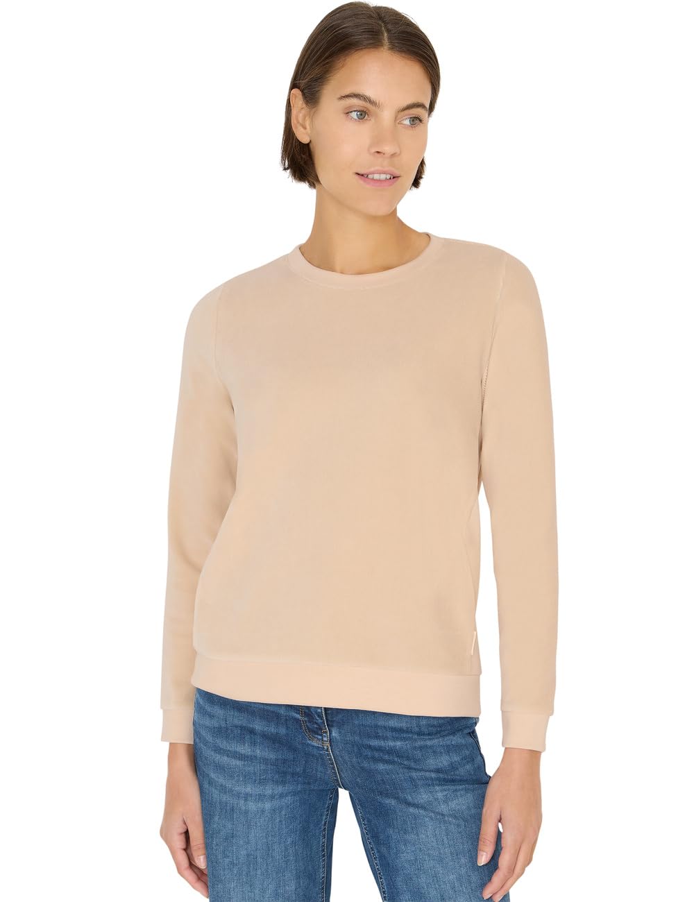 Damen Softes Strukturmix Shirt