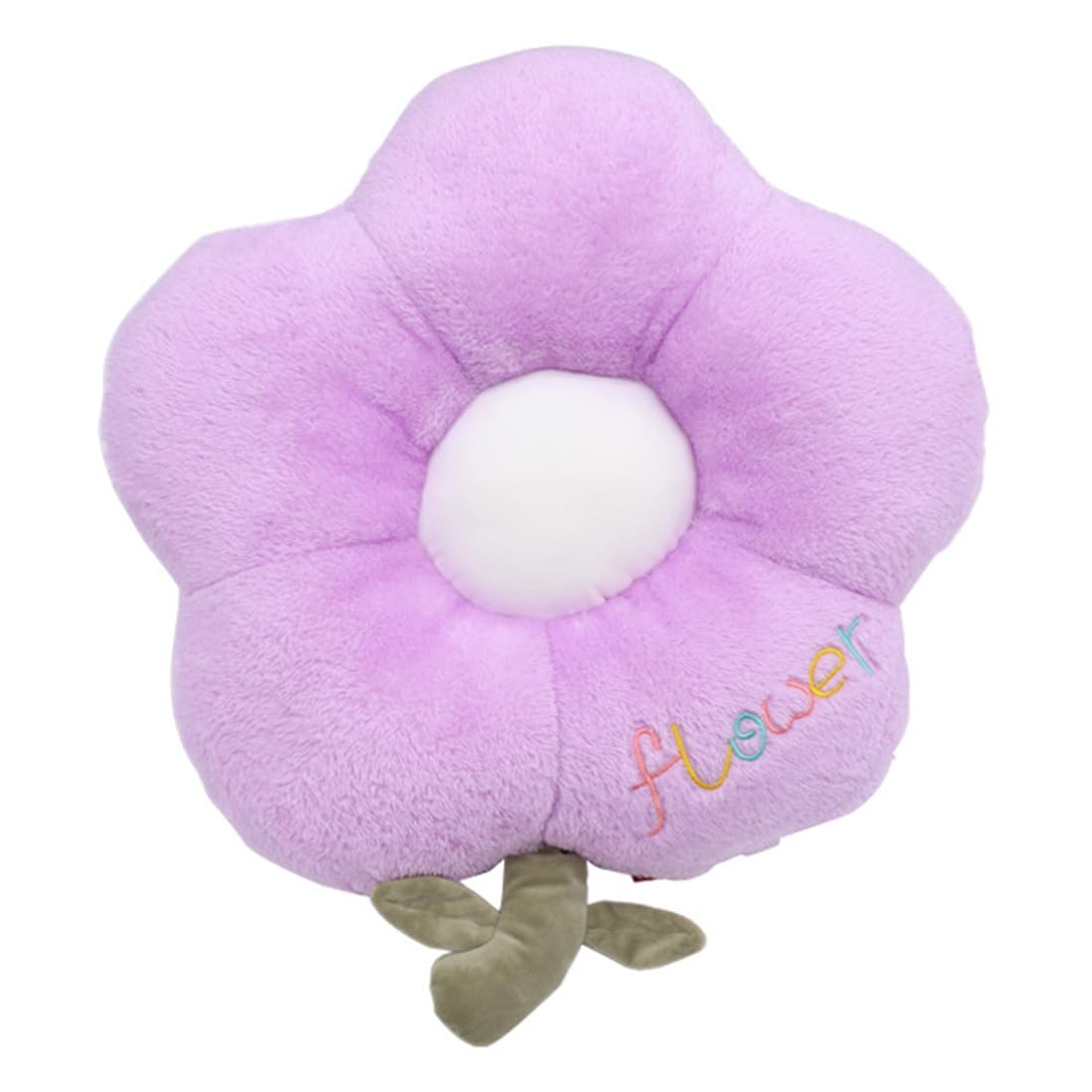 VHJdtE Seat Cushion, Cartoon Cute Flower|Soft Cozy Petal-Shaped Chair Pad For Sitting|Comfy Back Cushion For Office(B-purple-45x45x9cm(17.7x17.7x3.5in))