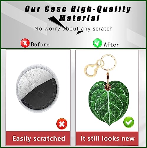Funda para rastreador GPS AirTag con llavero protector antiarañazos 4