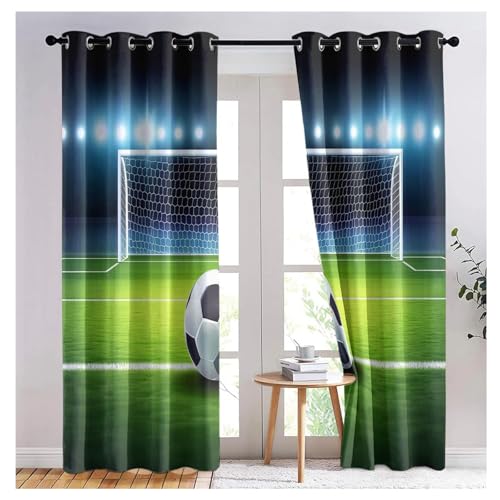 Kitchen Eyelet Curtains Colour Painting Noise Reduce Curtains for Living Room Home Decor Curtains for Bedroom Nursery Room,One Pair,123×162cm(W×H)