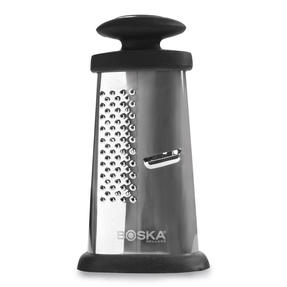 Boska Black/Silver Trio Formaggio/Table Grater For Hard Cheeses/Multifunctional / 3 Different Graters/Silver/ / 6.3"