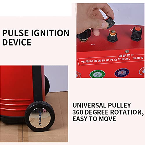 Instant Verwarming Patio Propaan Heater, Outdoor Aardgas Heaters, Draagbare Outdoor Heat Lamp voor Dek, Achtertuin… - Image 7