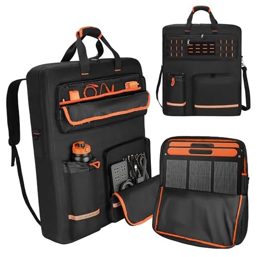 CROTIRAD Solar Panel Storage Backpack