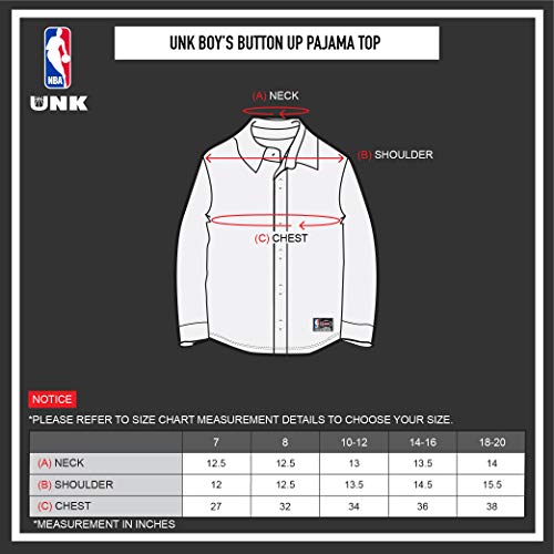 Ultra Game NBA Multi Team Youth 2 Piece Soft Tee Shirt & Lounge Pants Sleepwear Loungewear Pajama Set, Team Color, 8
