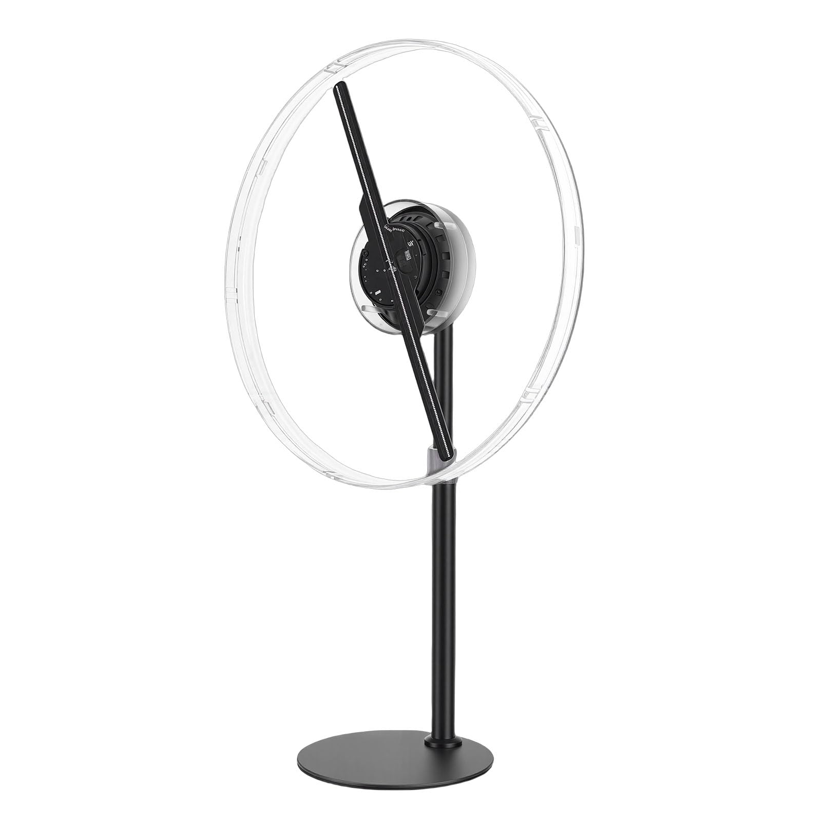 Generic Projecteur WiFi de Ventilateur d'hologramme 3D, écran Holographique de Bureau de 12,6 Pouces, Projecteur de Signe LED avec Télécommande App 234 LED, Idéal pour la publicité en Magasin