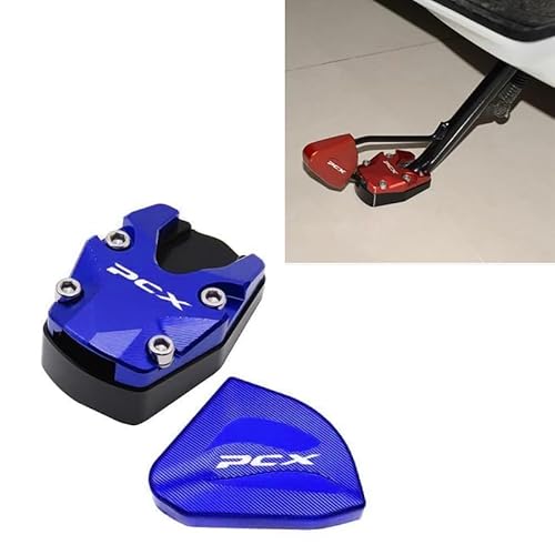 Aleyar PCX160 2025 jk05 kf47 pcx 2025年 エアロックス スタンド プレート スタンド サイドプレート セット 5色 オートバイ (ブルー, セット)