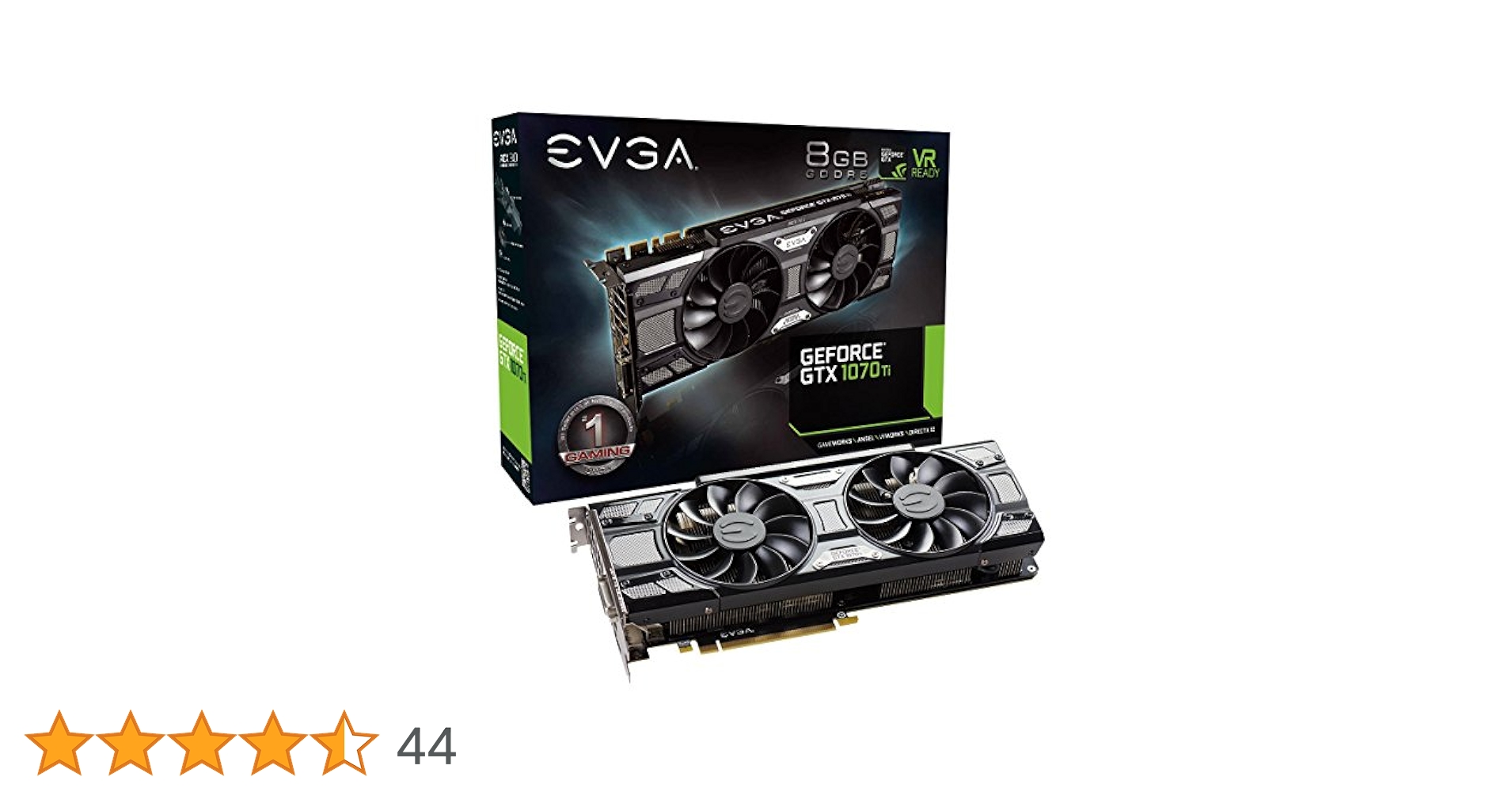 EVGA GeForce GTX 1070 Ti SC Gaming ACX 3.0 Black Edition