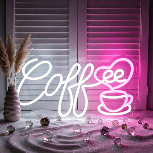 Coffee Cup Neon Sign Led Neon Lights Signs for Wall Decor USB Powered Led for Room Decoration