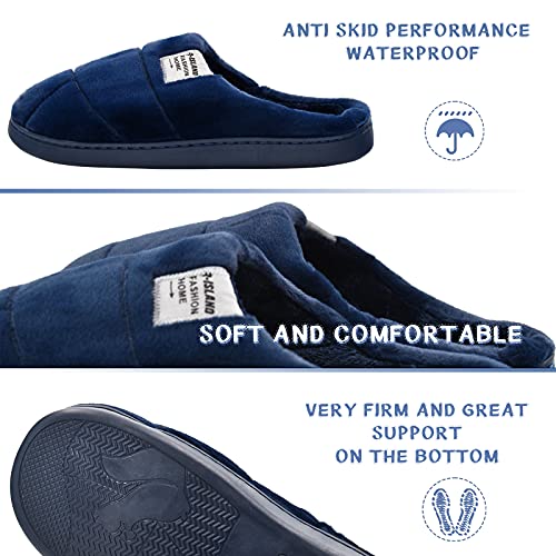 R-ISLAND Pantoffels voor heren, winterschoenen, pantoffels, voor heren, winter, antislip, met zachte zolen, comfortabele… - Image 5